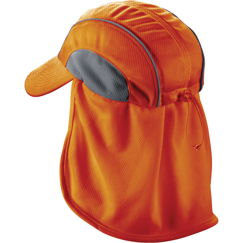Chapeaux de refroidissement avec voiles pour le cou Chill-Its 6650, Orange haute visibilit&eacute; Par Equipment