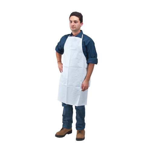 V&ecirc;tements de protection microporeux, Microporeux, Blanc, 28" la x 36" lo Par Equipment