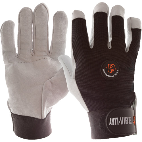 Anti-Vibration Air Glove&reg;, Size Medium, Pearl Leather Palm Par Equipment