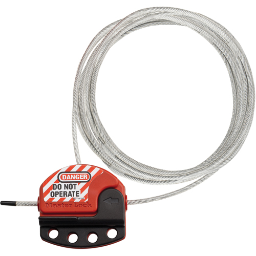 Adjustable Cable Lockouts, 15' Length Par Equipment