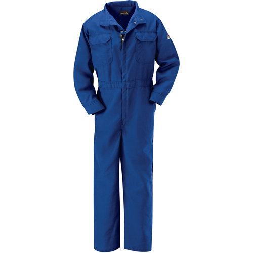 Flame-Resistant Premium Coveralls, Size 38, Royal Blue, 5.1 cal/cm² Par Equipment