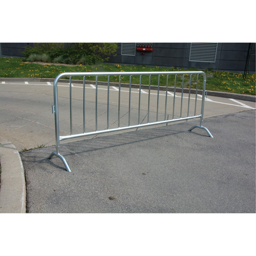Barri&egrave;re portative, Emboîtables, 102" lo x 40" h, Argent Par Equipment