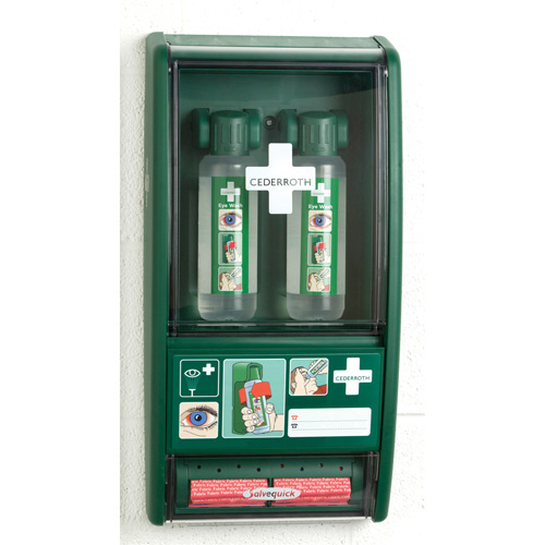 Douche oculaire Cederroth/Trousse de premiers soins Salvequick, Dispositif m&eacute;dical Classe 1, Station Par Equipment
