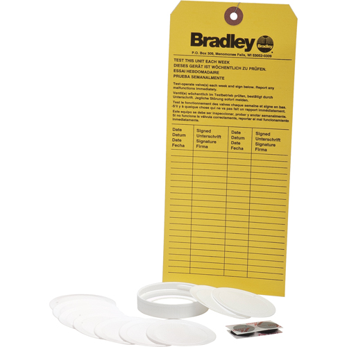 Recharge pour trousse d'inspection de douche oculaire portative Par Equipment
