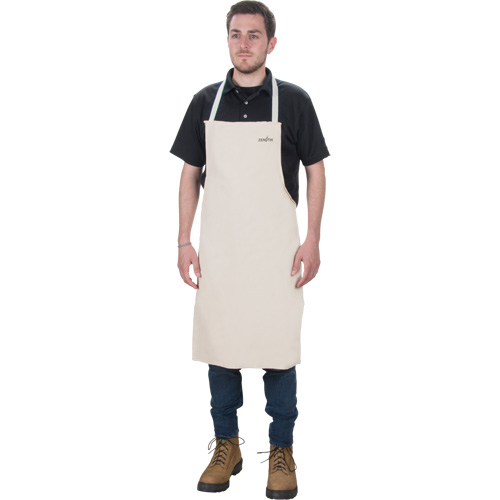 Apron, Cotton, 36" L x 29" W, Natural Par Equipment