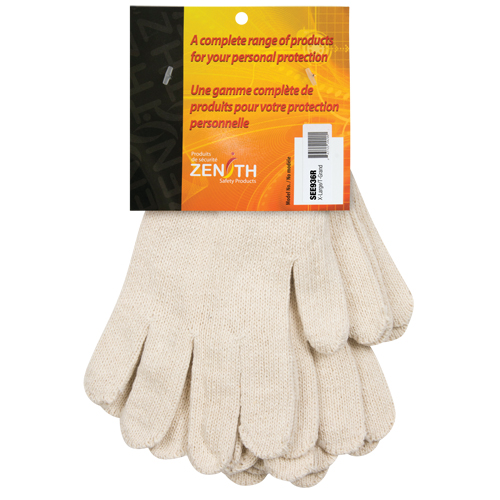 Heavyweight String Knit Gloves, Poly/Cotton, 7 Gauge, X-Large Par Equipment