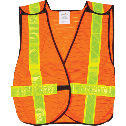 Veste de s&eacute;curit&eacute; d'usage standard, Orange haute visibilit&eacute;, Moyen, Polyester Par Equipment