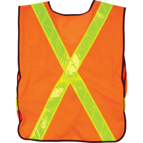 Veste de s&eacute;curit&eacute; d'usage standard, Orange haute visibilit&eacute;, Moyen, Polyester Par Equipment