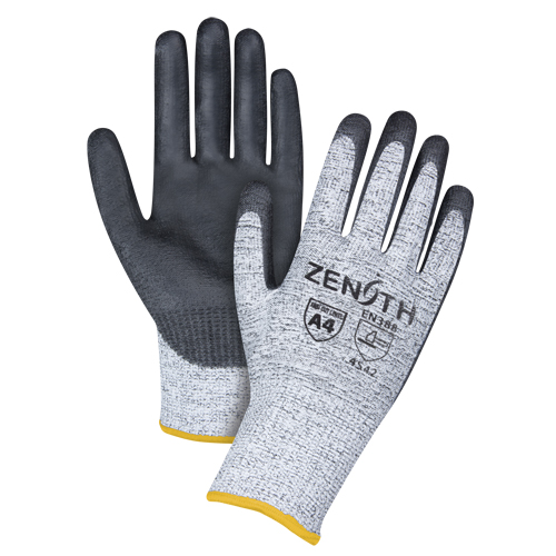 Seamless Stretch Cut-Resistant Gloves, Size 2X-Large/11, 13 Gauge, Polyurethane Coated, HPPE Shell, ANSI/ISEA 105 Level 4/EN 388 Level 5 Par Equipment