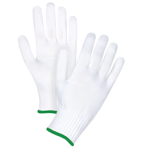 Seamless String Knit Gloves, Polyester, 10 Gauge, Medium Par Equipment