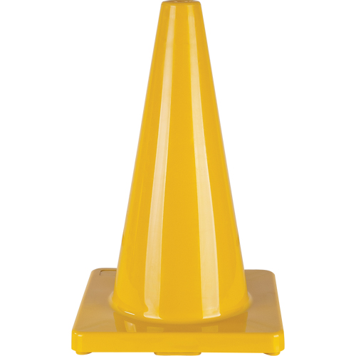 Coloured Traffic Cone, 18", Yellow Par Equipment