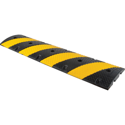 Speed Bump, Rubber, 4' L x 11-3/4" W x 2" H Par Equipment