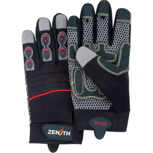 ZM400 Premium Mechanic's Gloves, Synthetic Palm, Size 2X-Large Par Equipment