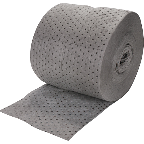 Premium Bonded Sorbent Rolls, Heavyweight, 150' L x 15" W, 25 gal. Absorbancy Par Equipment