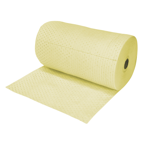 Rouleaux absorbants en fibres fines de premi&egrave;re qualit&eacute;, Lourd, 150' lo x 15" la, Absorption 50 gal. Par Equipment