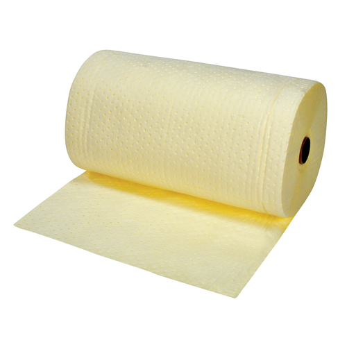 Rouleaux absorbants li&eacute;s de premi&egrave;re qualit&eacute;, Poids moyen, 150' lo x 30" la, Absorption 40 gal. Par Equipment