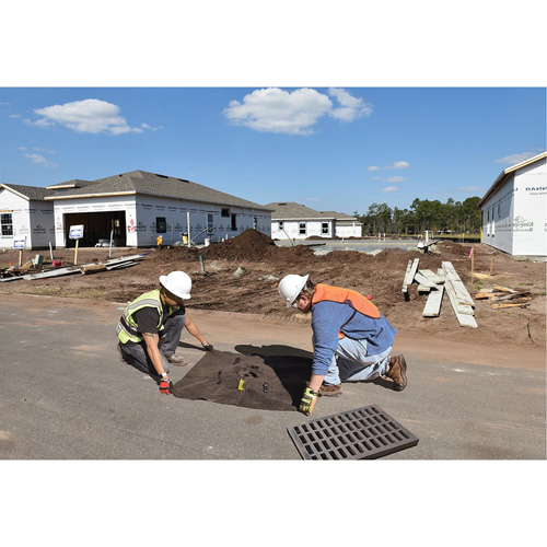 Plus Ultra-Drain Guard&reg; Catch Basin Insert, Oil & Sediment, 60" L x 60" W Par Equipment