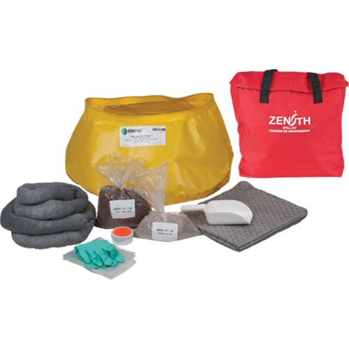 Trousse de lutte contre les d&eacute;versements pour l'ouest du canada, Universel, Sac, Absorbance de 17 gal. US Par Equipment