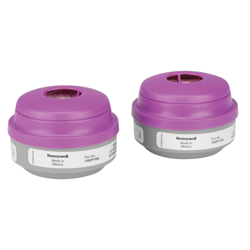 North&reg; N Series Respirator Cartridges, Gas/Vapour Cartridge, Acid Gas/P100 Par Equipment