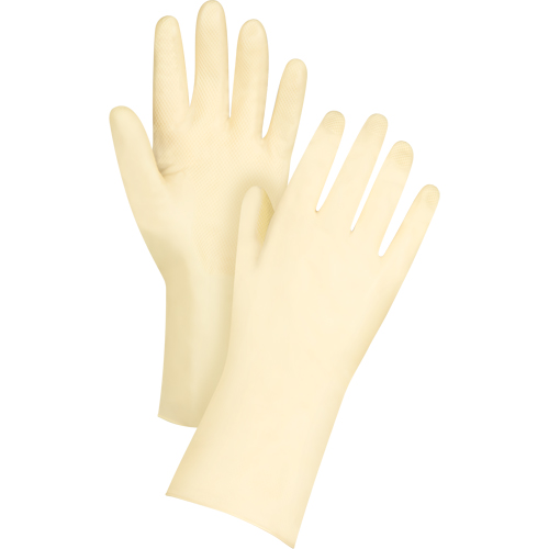 Premium Canner's Gloves, Size Large/9, 12" L, Rubber Latex, 18-mil Par Equipment