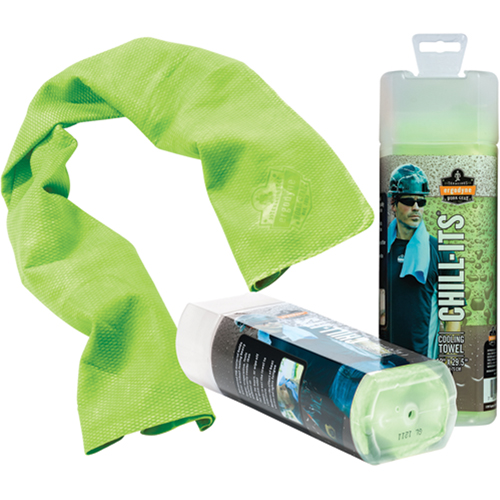 Serviettes de refroidissement 6602 Chill-Its, Lime haute visibilit&eacute; Par Equipment