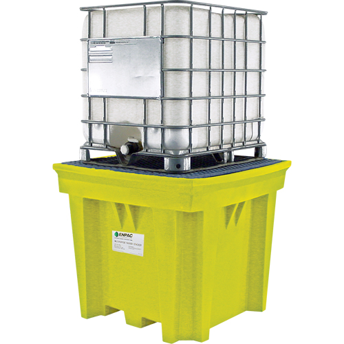 GRV Space-Saver sans drain, Capacit&eacute; de d&eacute;versement 275 gal. US, 57" x 57" x 48" Par Equipment