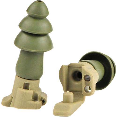 BattlePlugs&reg; Impulse Earplugs, Uncorded, Pair - Plastic Case, 24 dB NRR, Medium Par Equipment