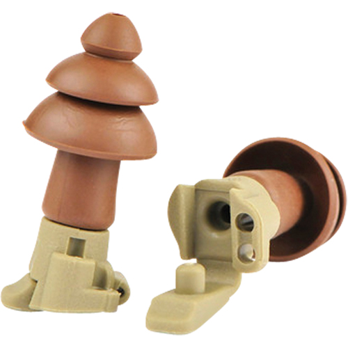 Bouchons d'oreilles BattlePlugs Impulse, Sans cordon, Paire - Boîtier en plastique, 24 dB NRR, Grand Par Equipment