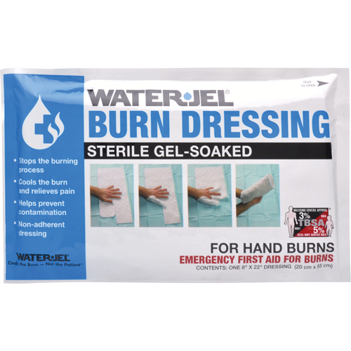 Water Jel&reg; Burn Dressings, 8" x 22", Class 2 Par Equipment