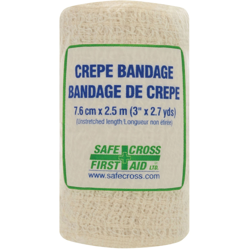 Bandage de cr&ecirc;pe en rouleau, 97-1/5" lo x 3" la, Classe 1 Par Equipment