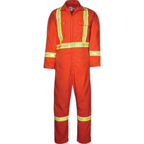 Westex UltraSoft&reg; Unlined Coveralls, Large, Orange Par Equipment