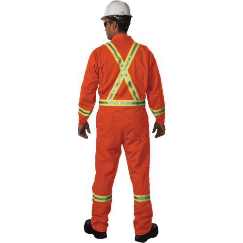 Westex UltraSoft&reg; Unlined Coveralls, Large, Orange Par Equipment
