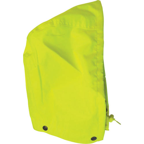 Hood for 3-In-1 Viking Jacket, High Visibility Lime-Yellow, Polyester/PVC Par Equipment