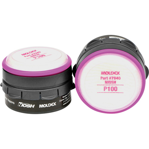 Respirator Cartridges, Combination Gas/Vapour Cartridge and Particulate Filter/Gas/Vapour Cartridge, Organic Vapour/P100 Par Equipment
