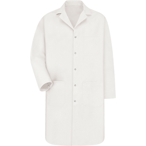 Lab Coat, Poly-Cotton, Small, White Par Equipment
