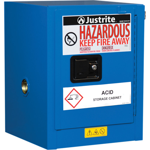Sure-Grip&reg; Ex Hazardous Material Countertop Safety Cabinets, 4 gal., 17" x 22" x 17" Par Equipment