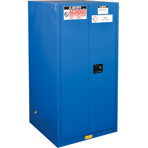 Armoires doubl&eacute;es pour rangement de mati&egrave;res dangereuses Chem-Cor, 60 gal., 34" x 65" x 34" Par Equipment