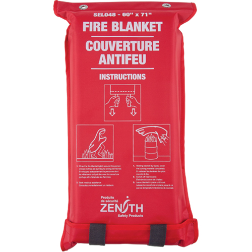 Couverture anti-feu, Fibre de verre, 60"la x 71"lo Par Equipment