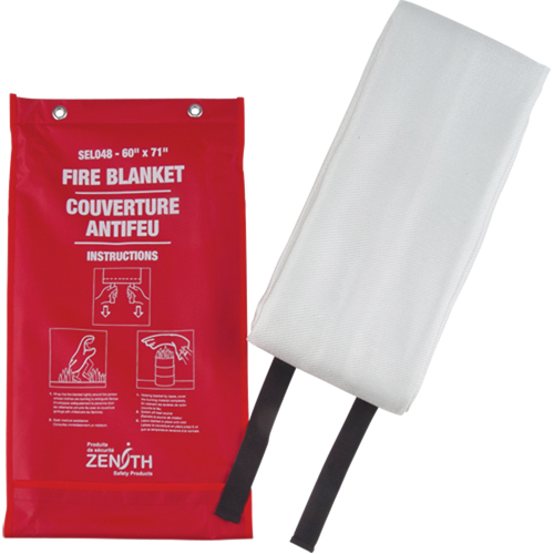 Couverture anti-feu, Fibre de verre, 60"la x 71"lo Par Equipment
