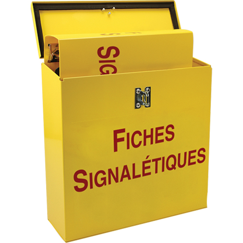 Boîte pour documents de s&eacute;curit&eacute; pour le chantier, Français, Compris reliures Par Equipment