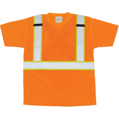 CSA Compliant T-Shirt, Polyester, Medium, Orange Par Equipment