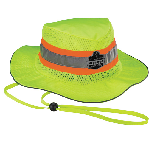 Chill-Its&reg; 8935CT Evaporative Cooling Ranger Hat, Hi-Vis Lime Par Equipment