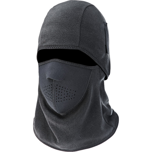 N-Ferno&reg; 6826 Two-Piece Balaclava, Fleece/Neoprene/Polyester, Black Par Equipment