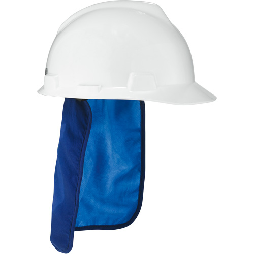 Chill-Its&reg; 6717CT Cooling Hardhat Pad & Neck Shade, Blue Par Equipment