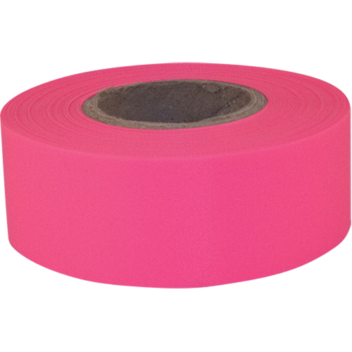 Ruban de signalisation Sub-Zero, 1,2" la x 150' lo, Rose fluorescent Par Equipment
