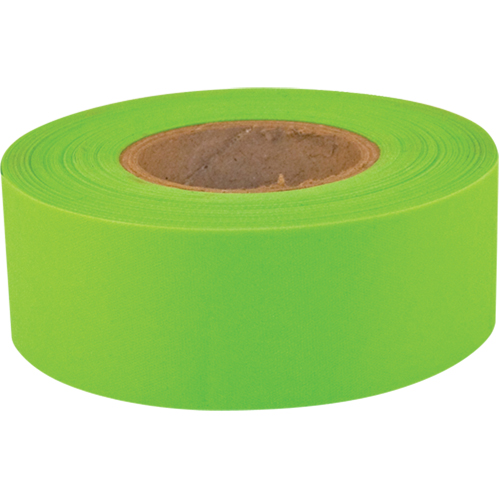 Ruban de signalisation Sub-Zero, 1,2" la x 150' lo, Lime fluorescent Par Equipment