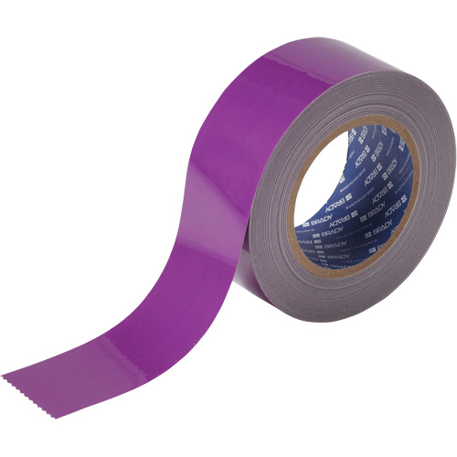 ToughStripe&reg; Floor Marking Tape, 2" x 100', Polyester, Purple Par Equipment