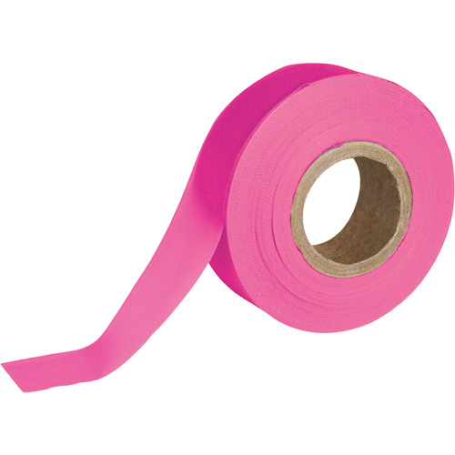 Ruban pour signalisation, 1,188" la x 150' lo, Rose fluorescent Par Equipment