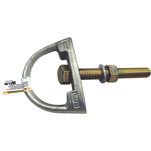 Sangle d'ancrage Miller avec avec quincaillerie, Anneau en D, Usage Permanent Par Equipment