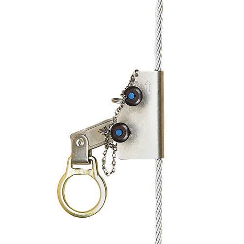 Lad-Saf Static Wire Rope Grab, 3/8" Rope Diameter Par Equipment